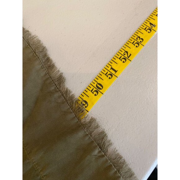 Cloth & Stone Strapless Olive Green Tencel Jumpsuit w/ Belt & Pockets Small - Picture 8 of 13